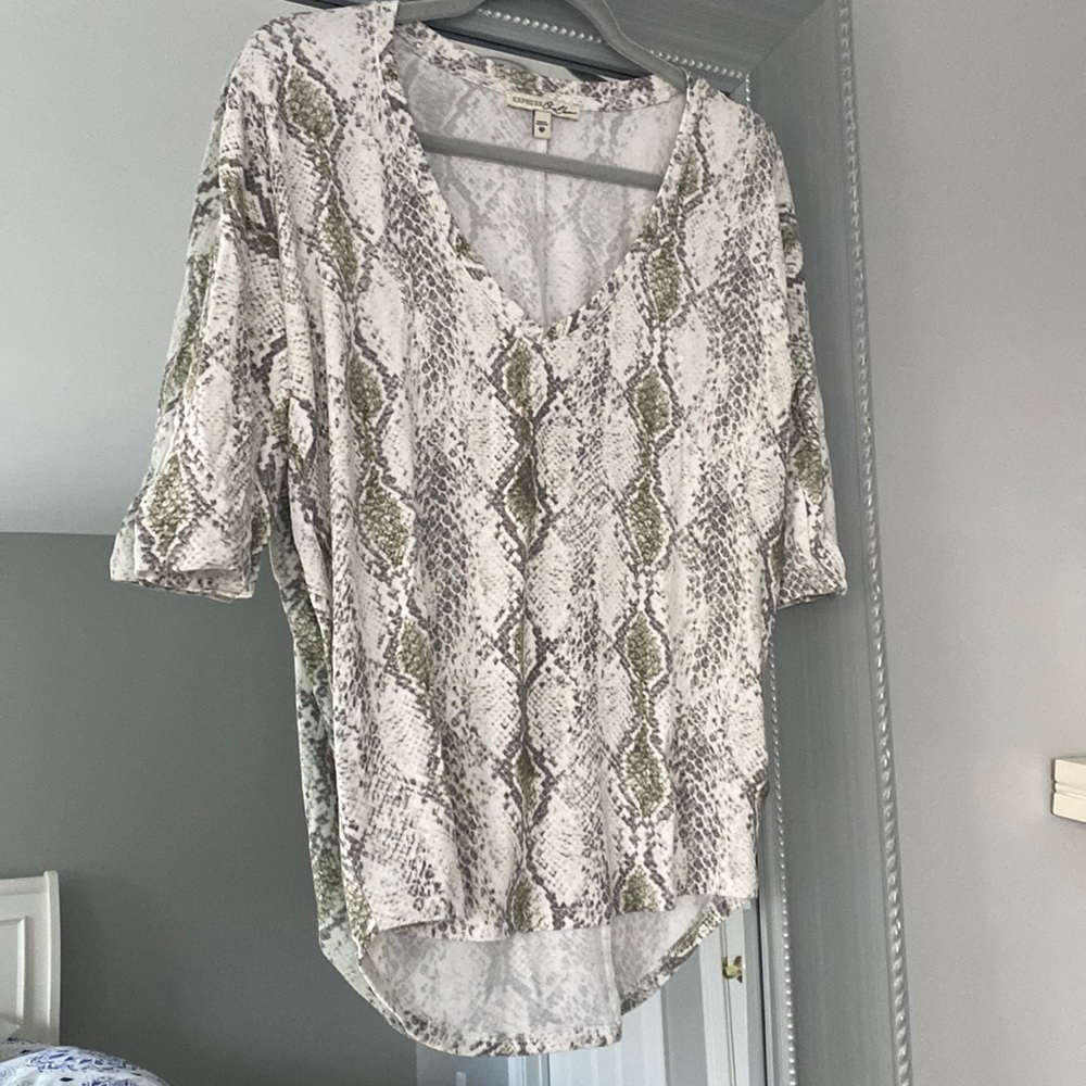 Snakeskin pattern shirt